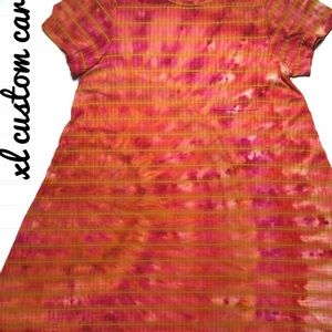 Custom Tie Dyed Carly XL LuLaRoe
